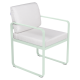 Fermob Bellevie Dining Armchair Off-White Cushions